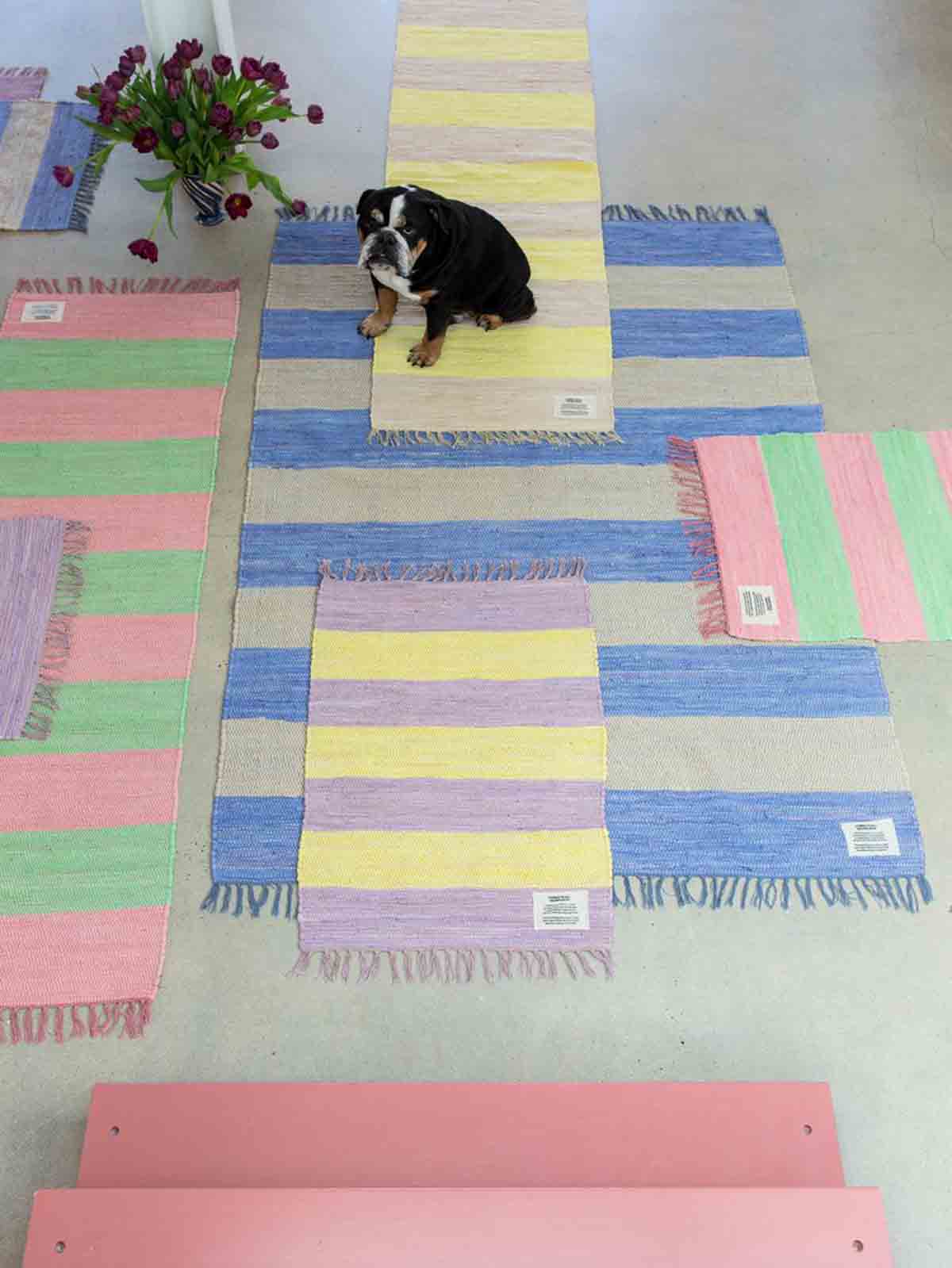 chindi rugs in stripes from cou cou suzette