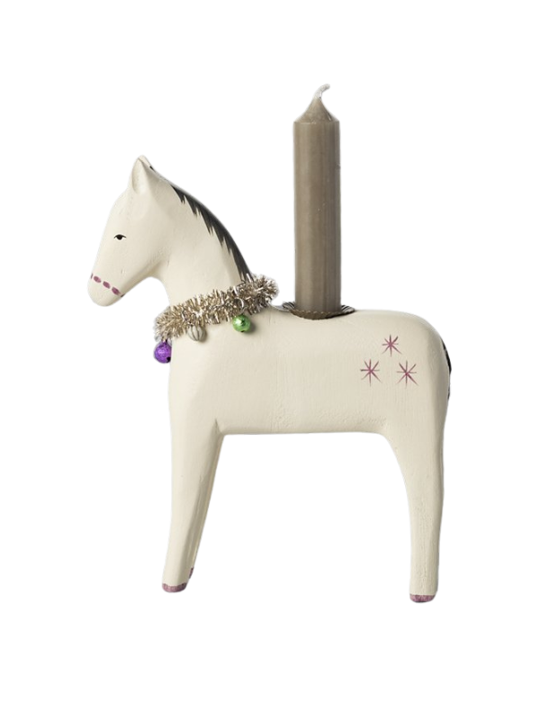 white wooden horse Maileg