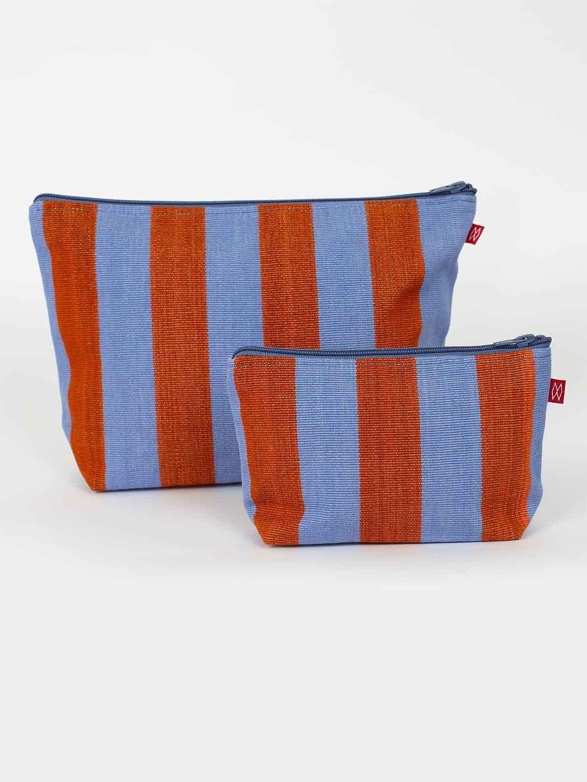 Afroart makup bag striped