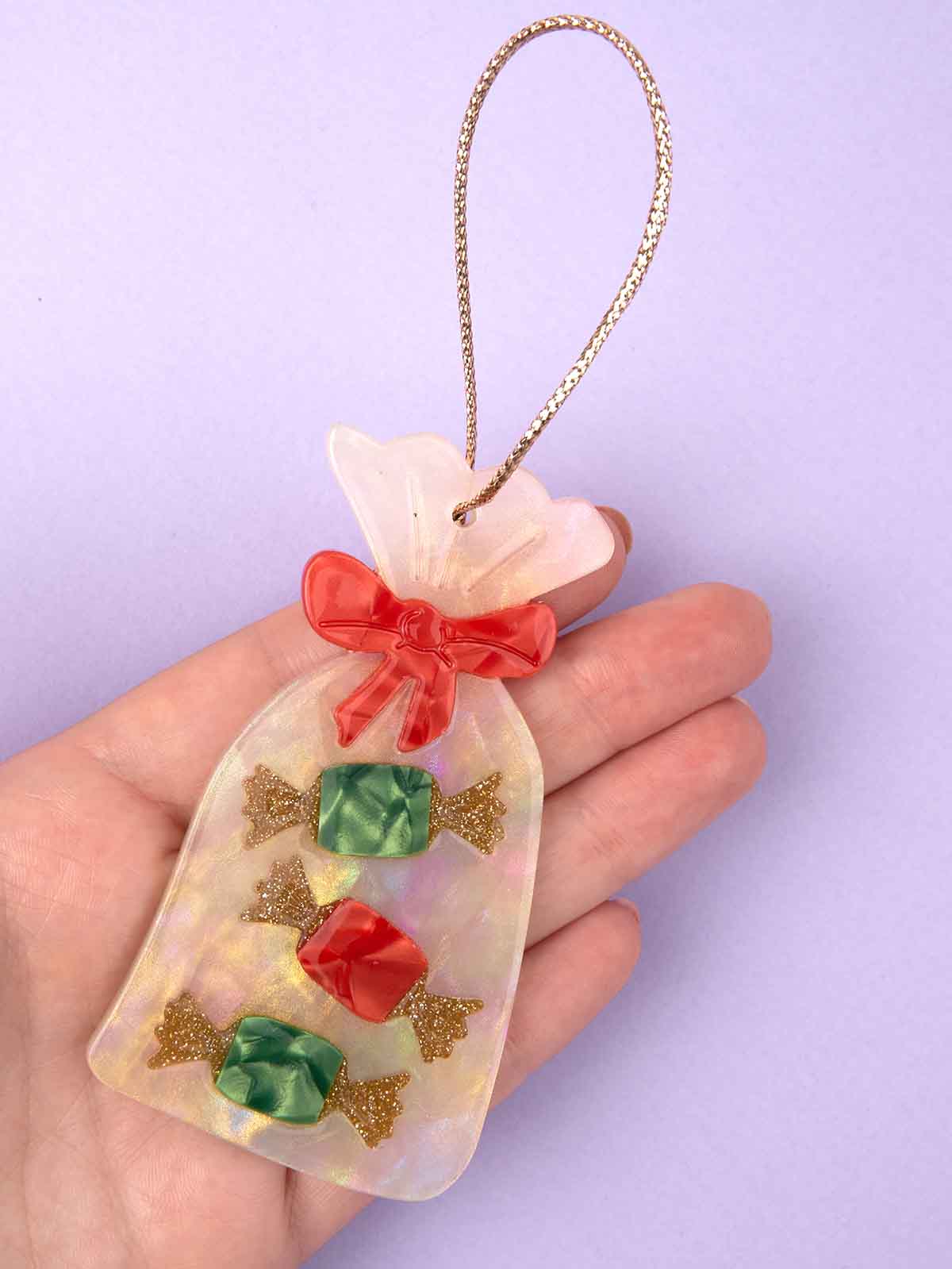 Christmas hanging candy bag - cou cou susette