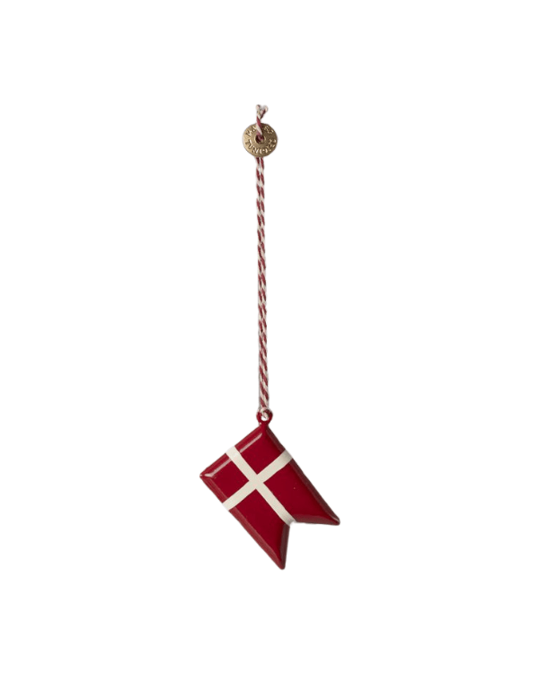 Metal ornament - Flag & quot;Dannebrog& quot;