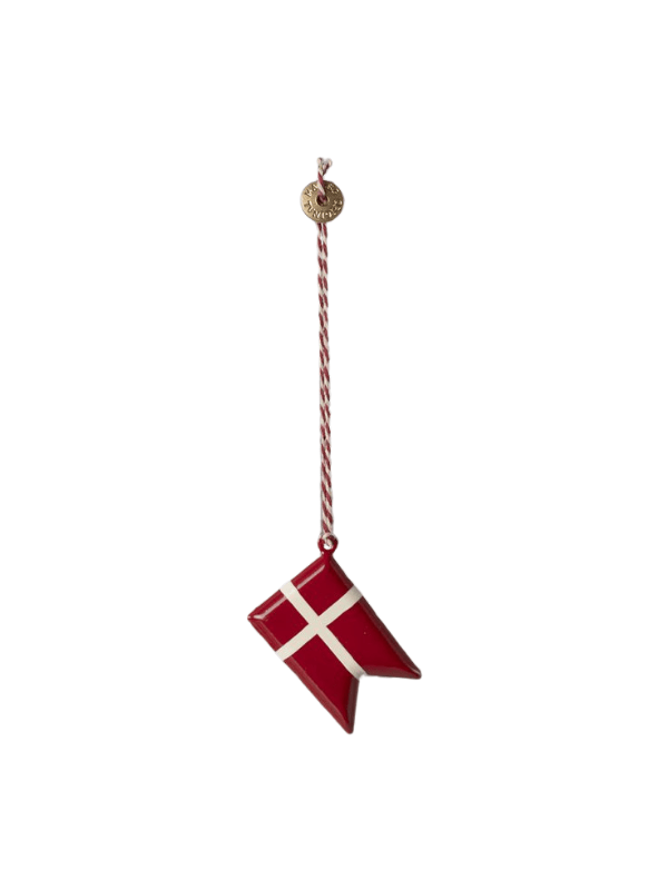 Metal ornament - Flag & quot;Dannebrog& quot;