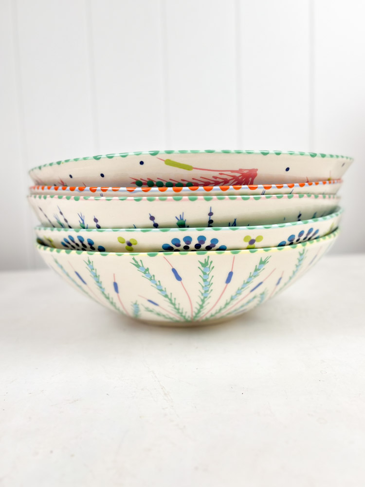 salad bowl from potters work mahaba series