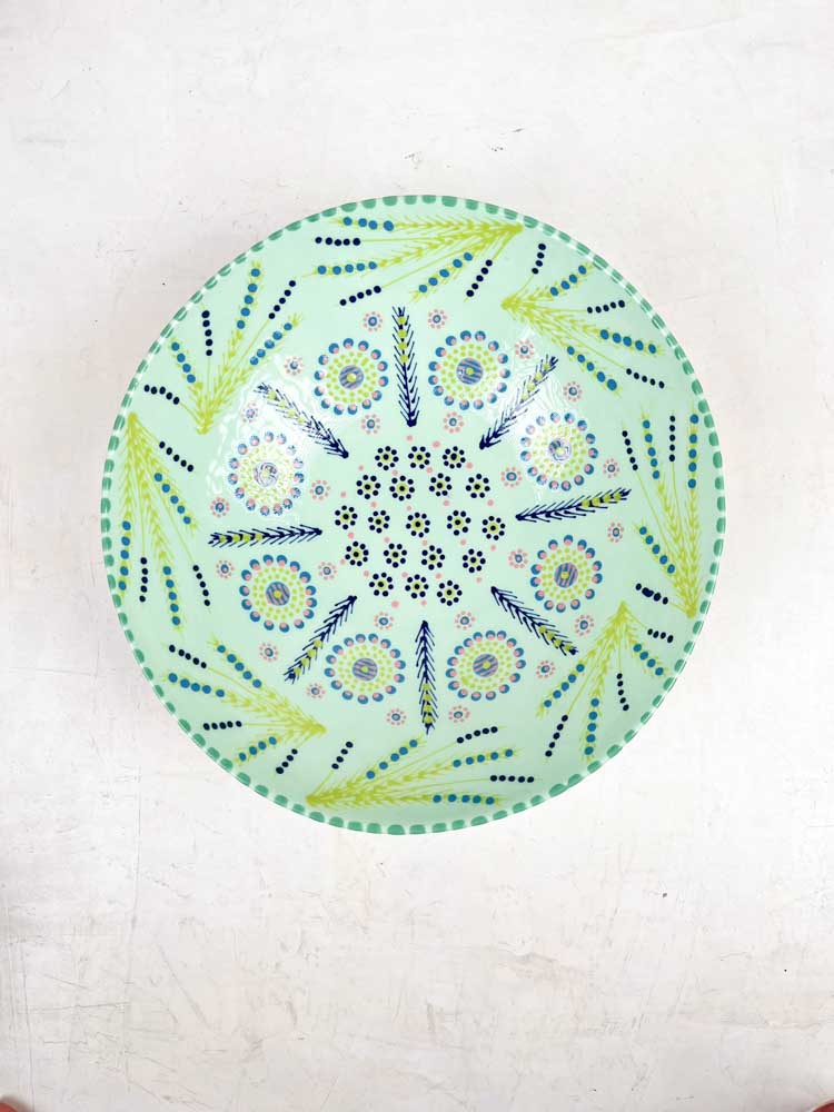 salad bowl from potters work mahaba series