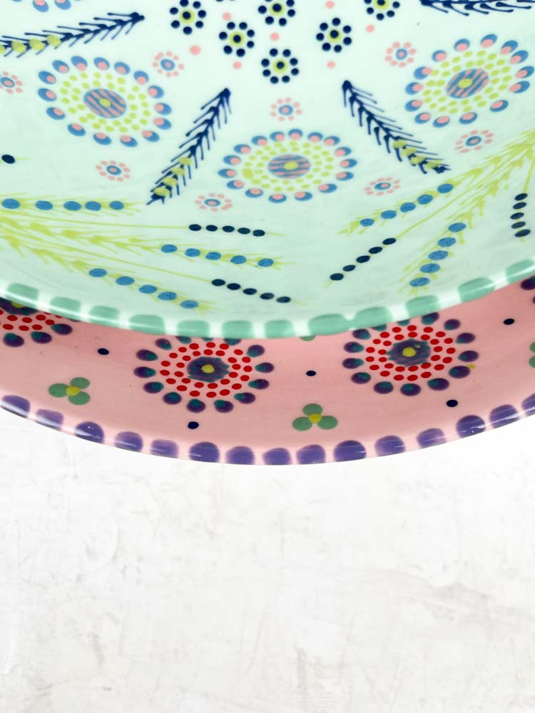 salad bowl from potters work mahaba series