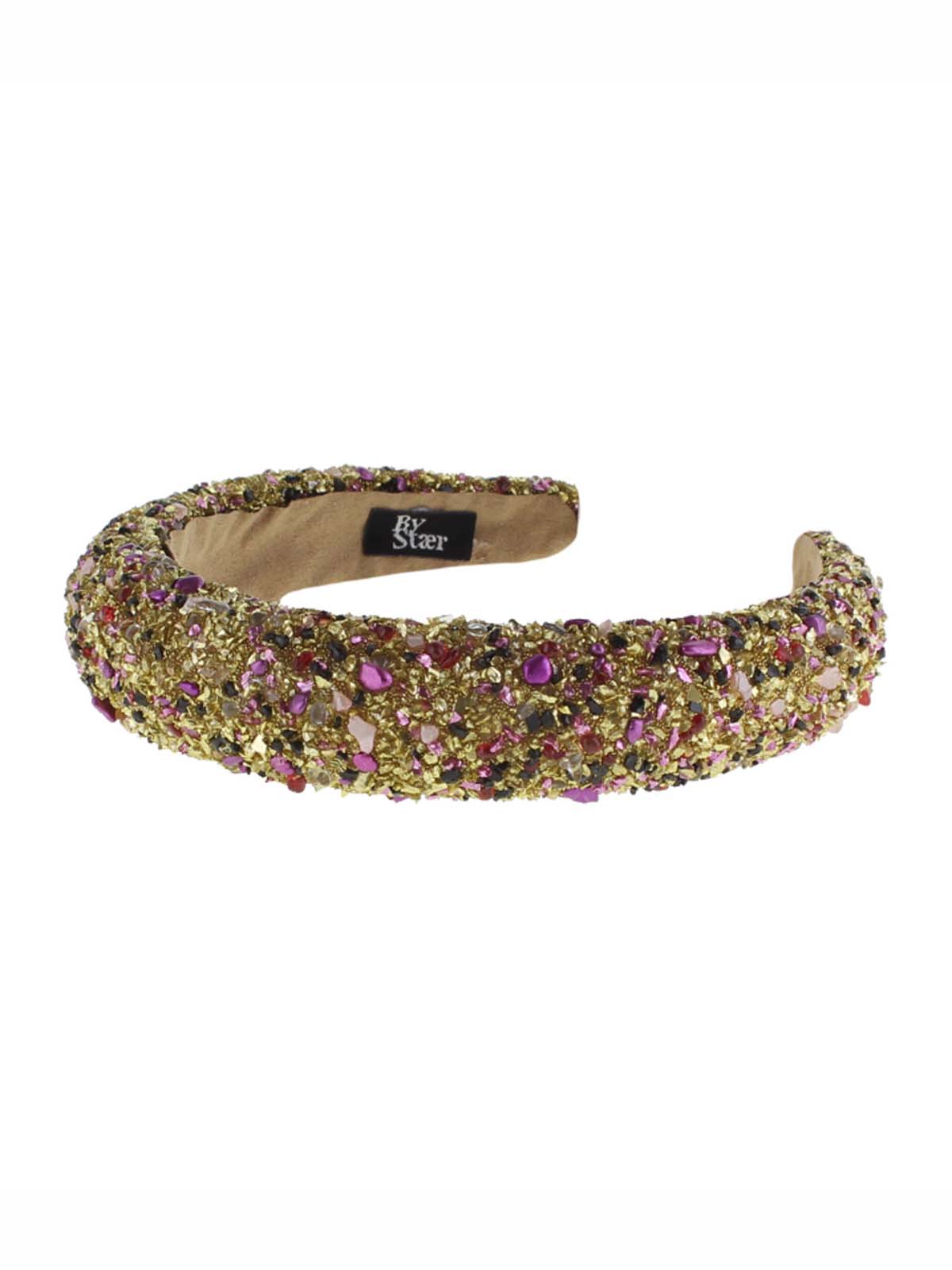 by stark hairband with gold