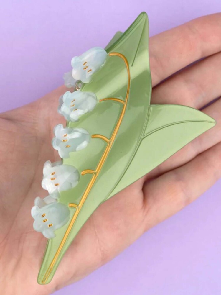 cou cou suzette hair clip lily of the valley