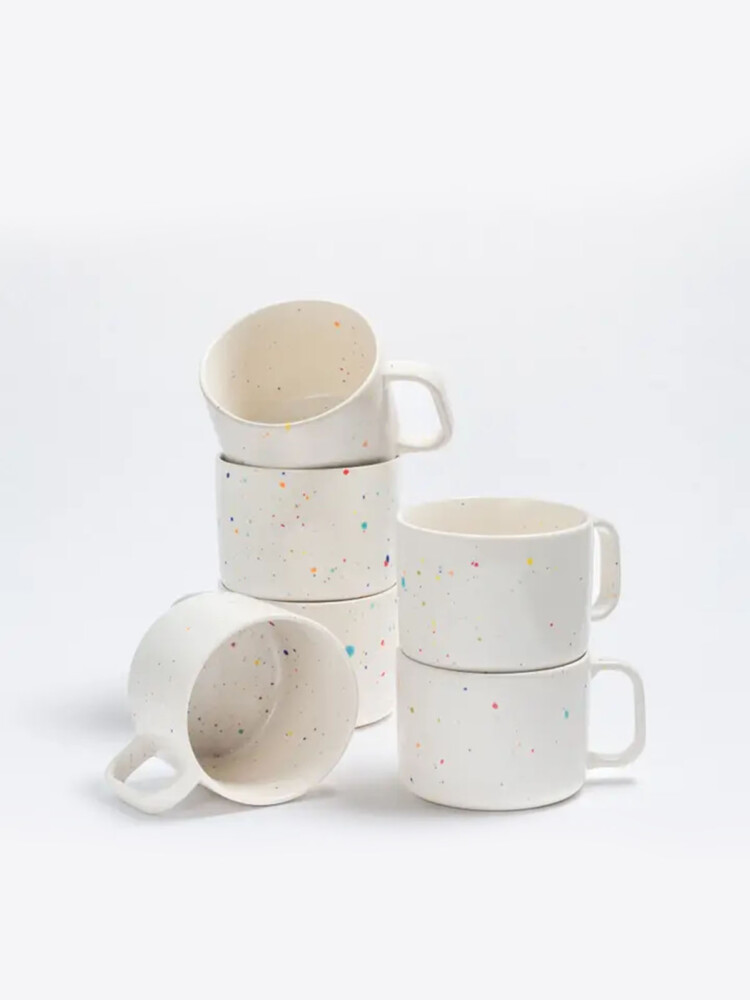 egg back home cups in stoneware