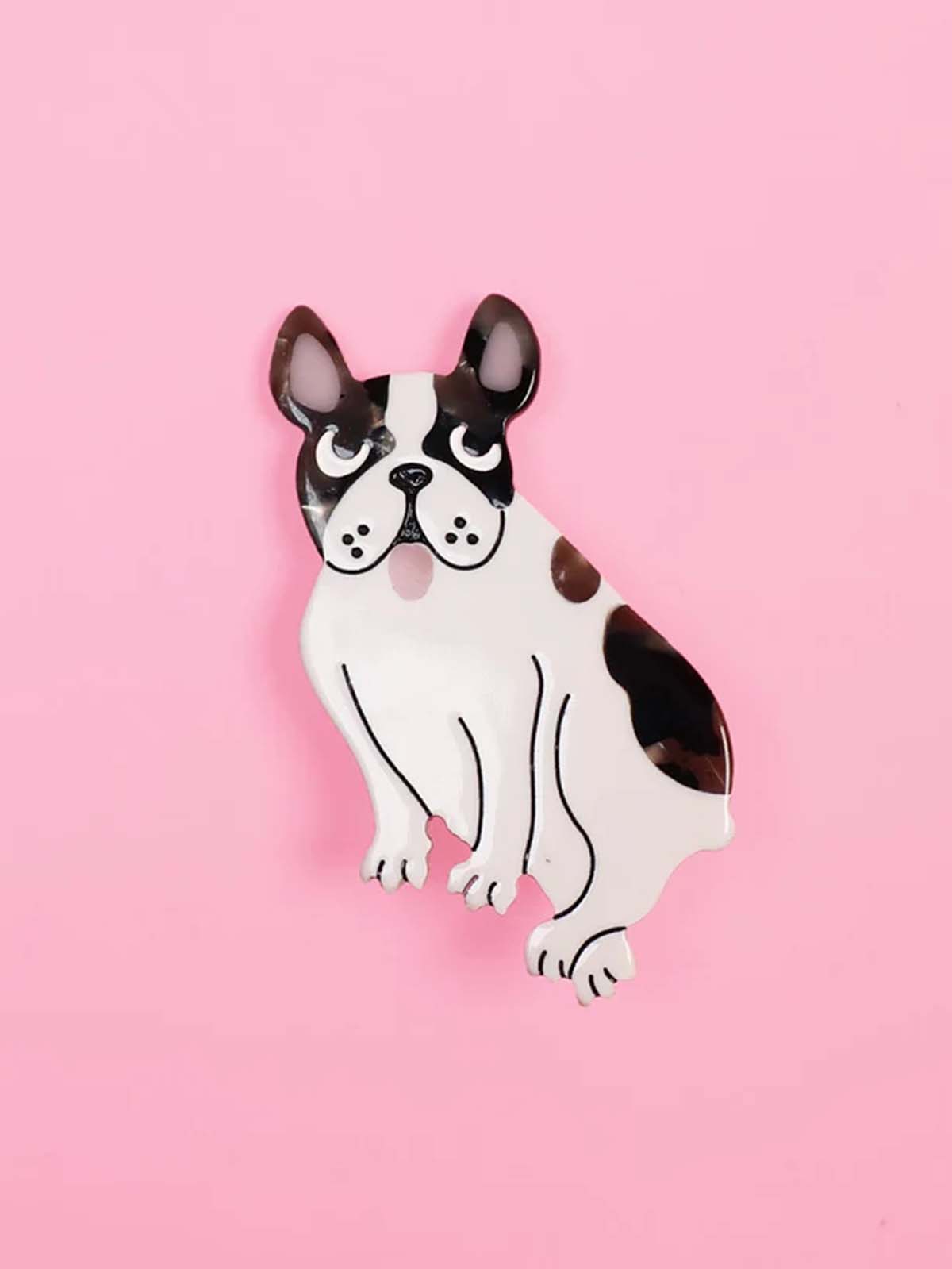 cou cou suzette hair clipping dog with bulldog