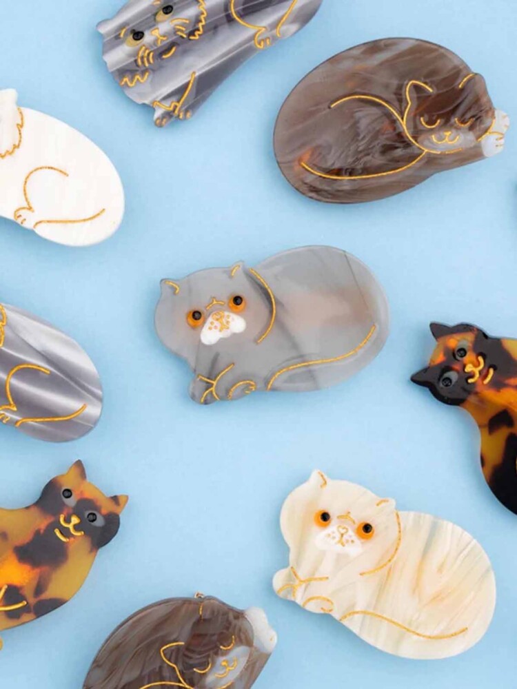 cou cou suzette hair clips with cats