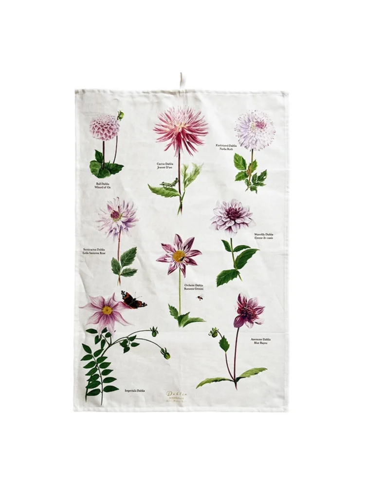 koustrup & co. tea towel dahlia