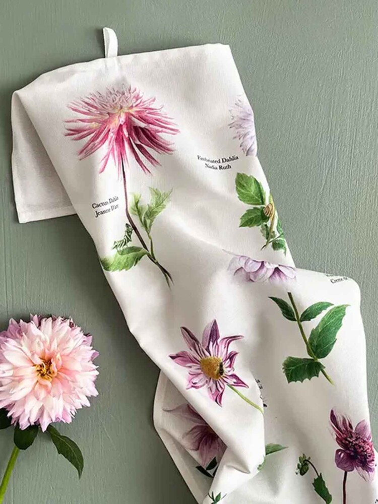 koustrup & co. tea towel dahlia
