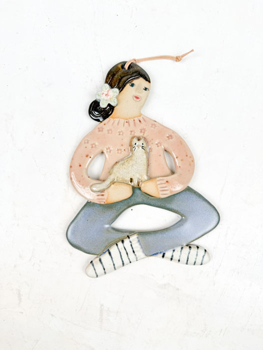Alternative view of Wall Mount "Cat ladies" - multiple colors
