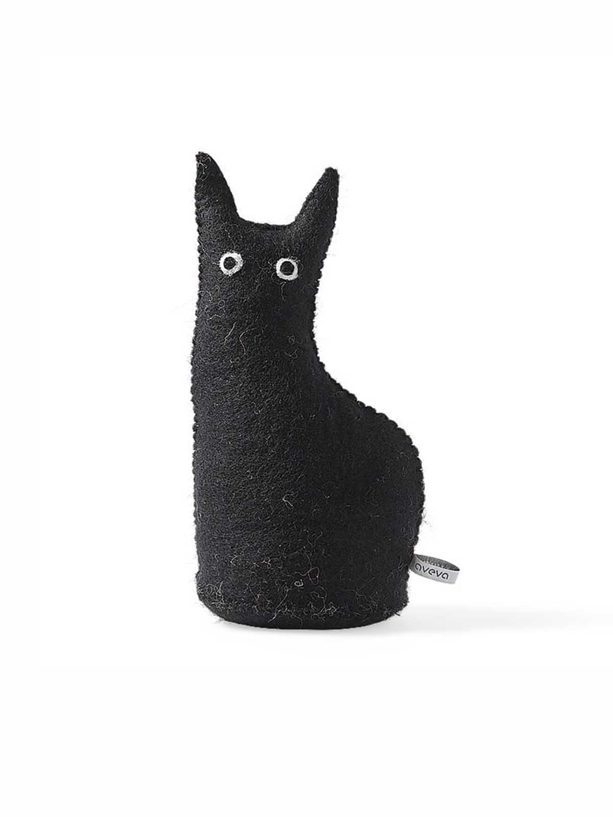 Aveva door stopper black cat_web