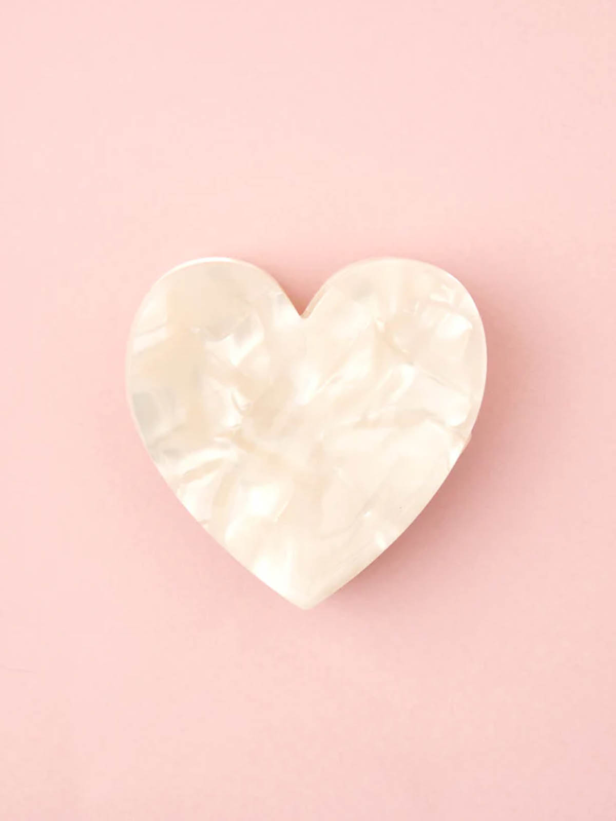 cou cou suzette - hair clip heart mother of pearl