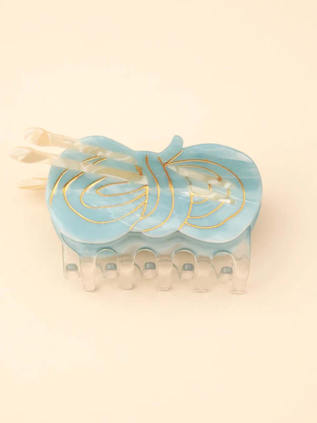 cou cou suzette - hair clip knitwear in light blue