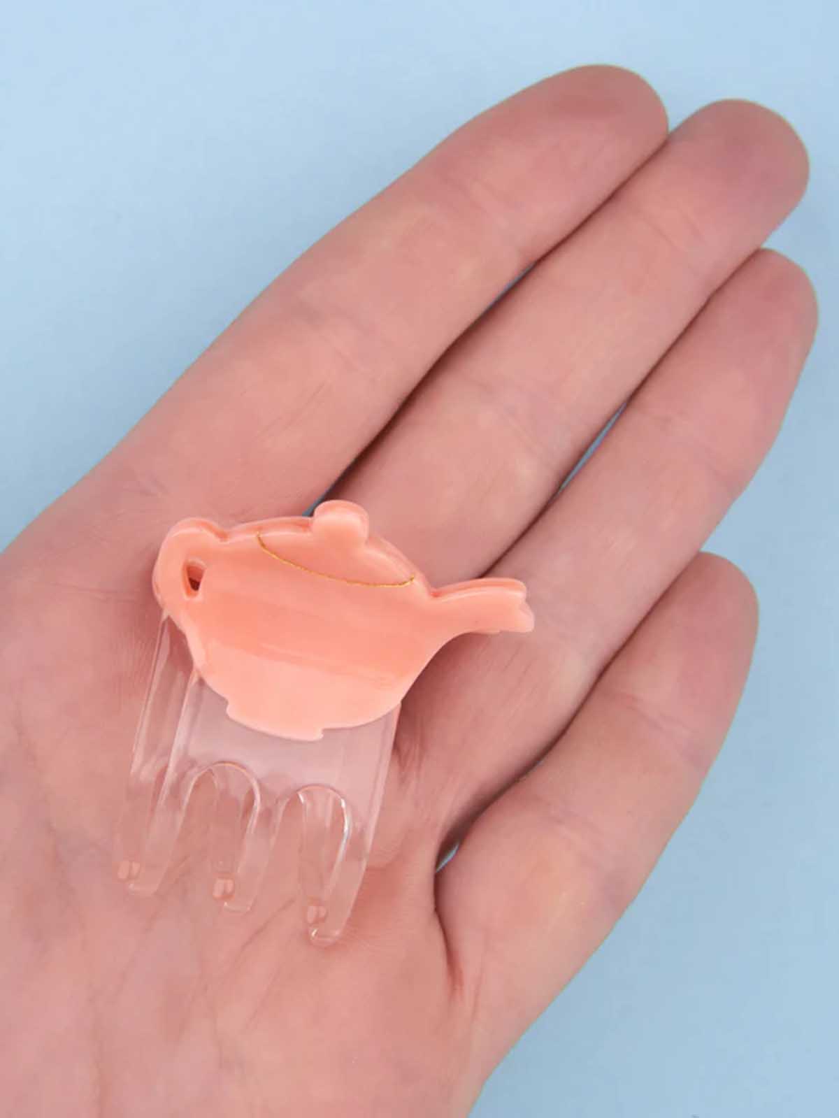 cou cou suzette - mini hair clip teapot