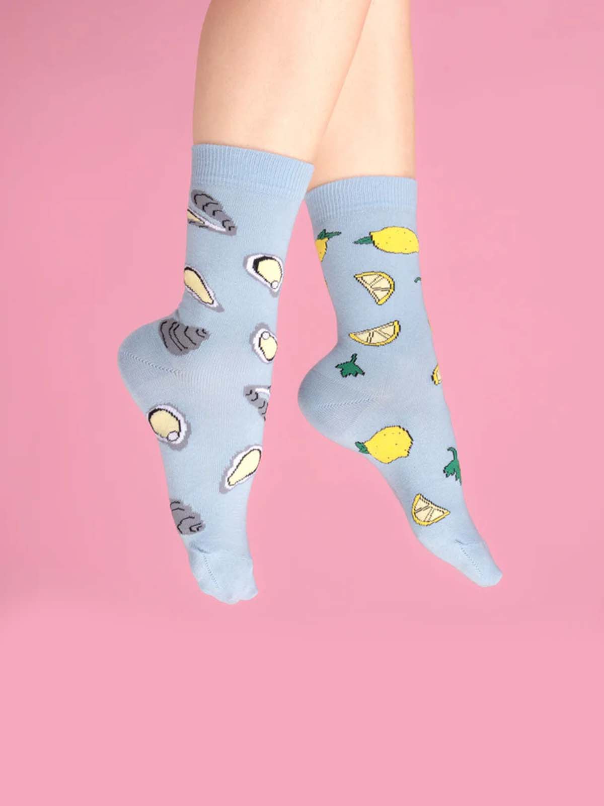 cou cou suzette socks with oysters and lemons