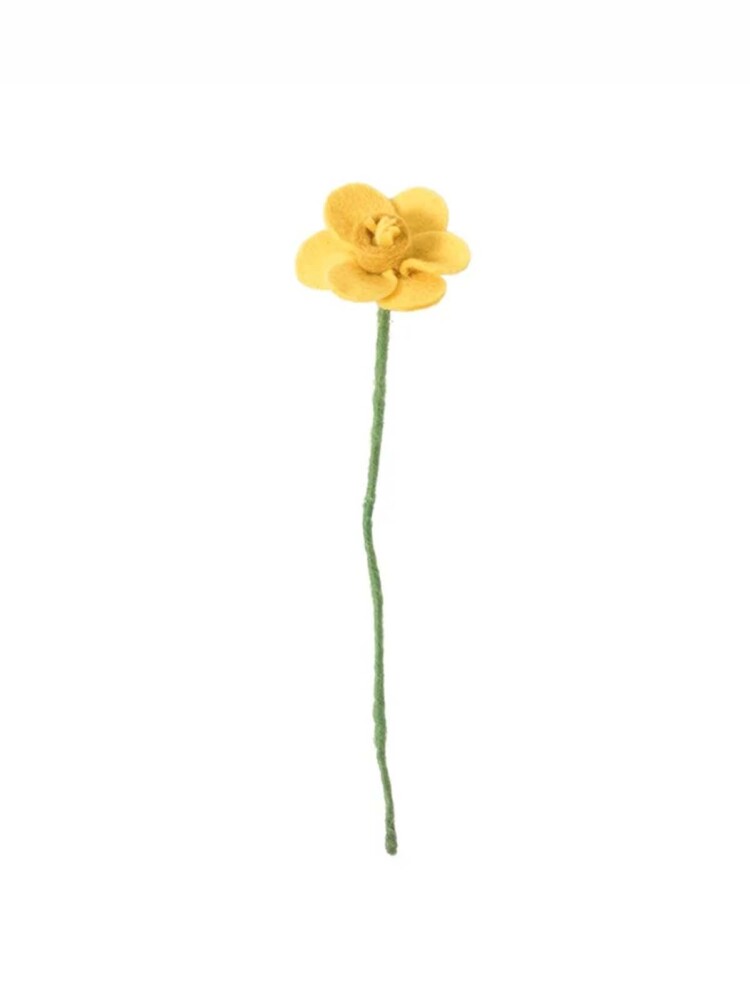 Aveva design felt flowers - Pentecost lily yellow - yellow flower