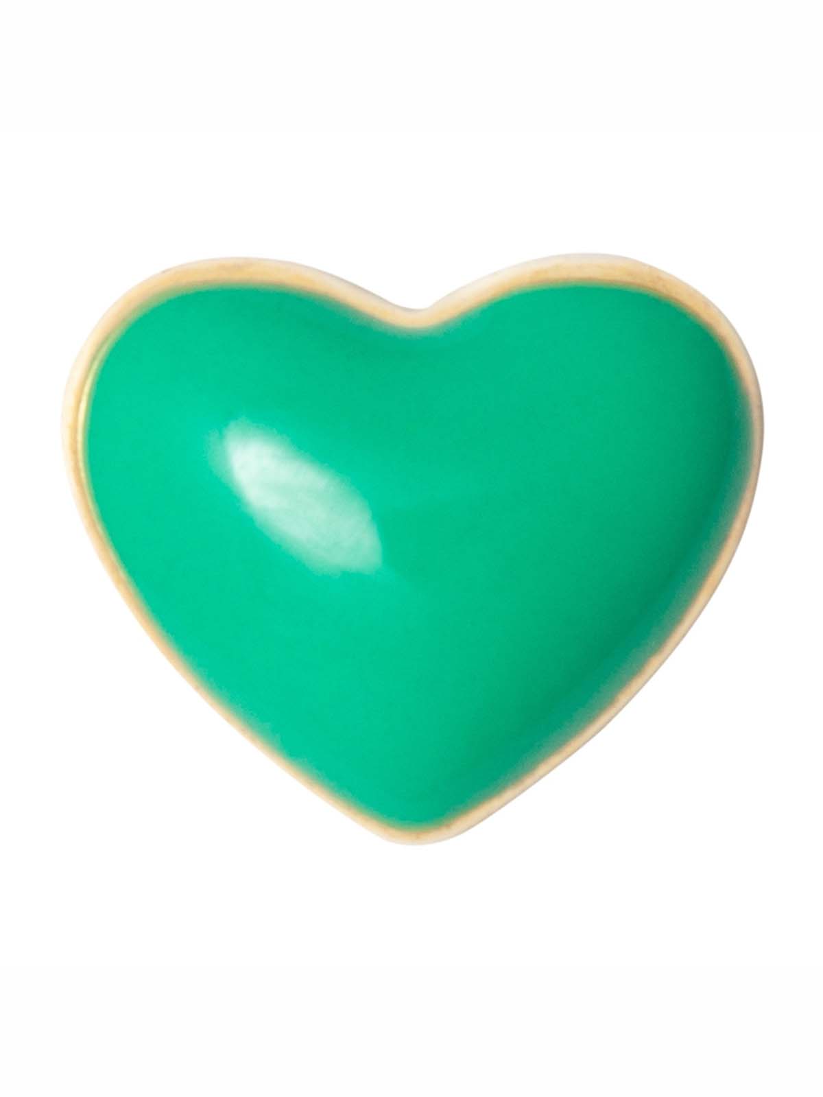 Lulu Copenhagen - Gold - Green Heart - Love You