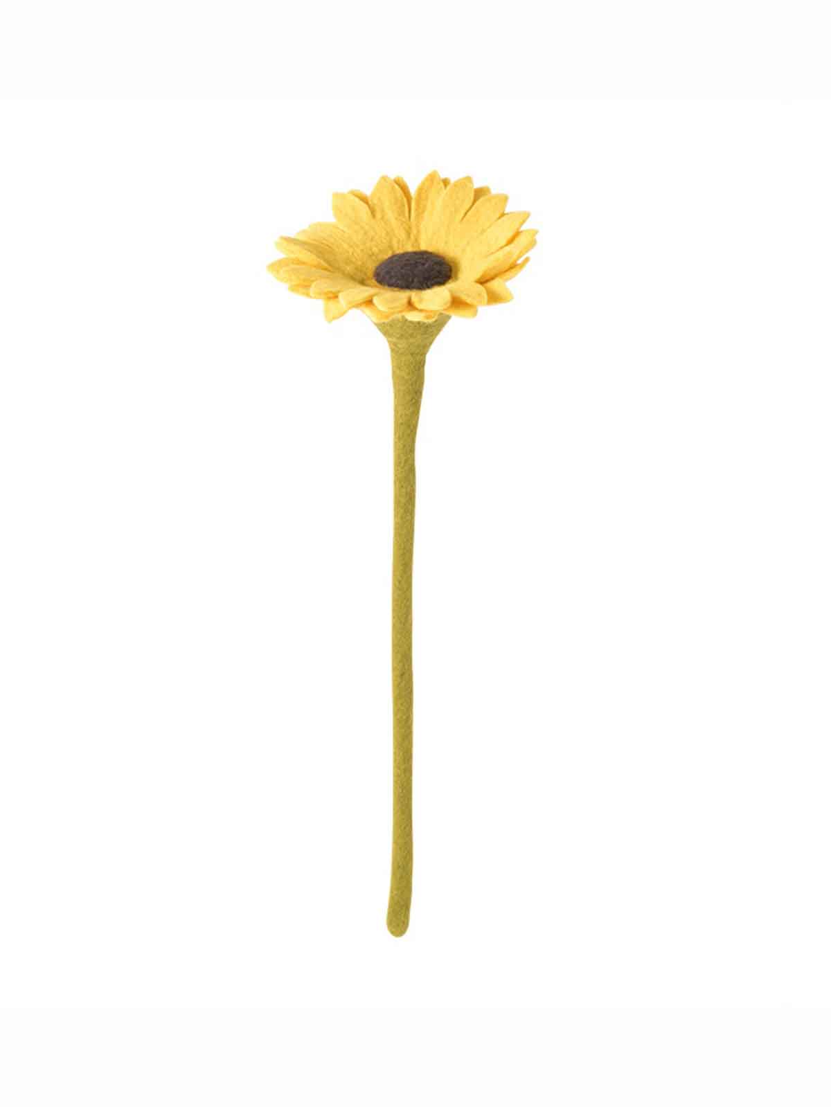 aveva design felt flowers - sunflower - yellow flower