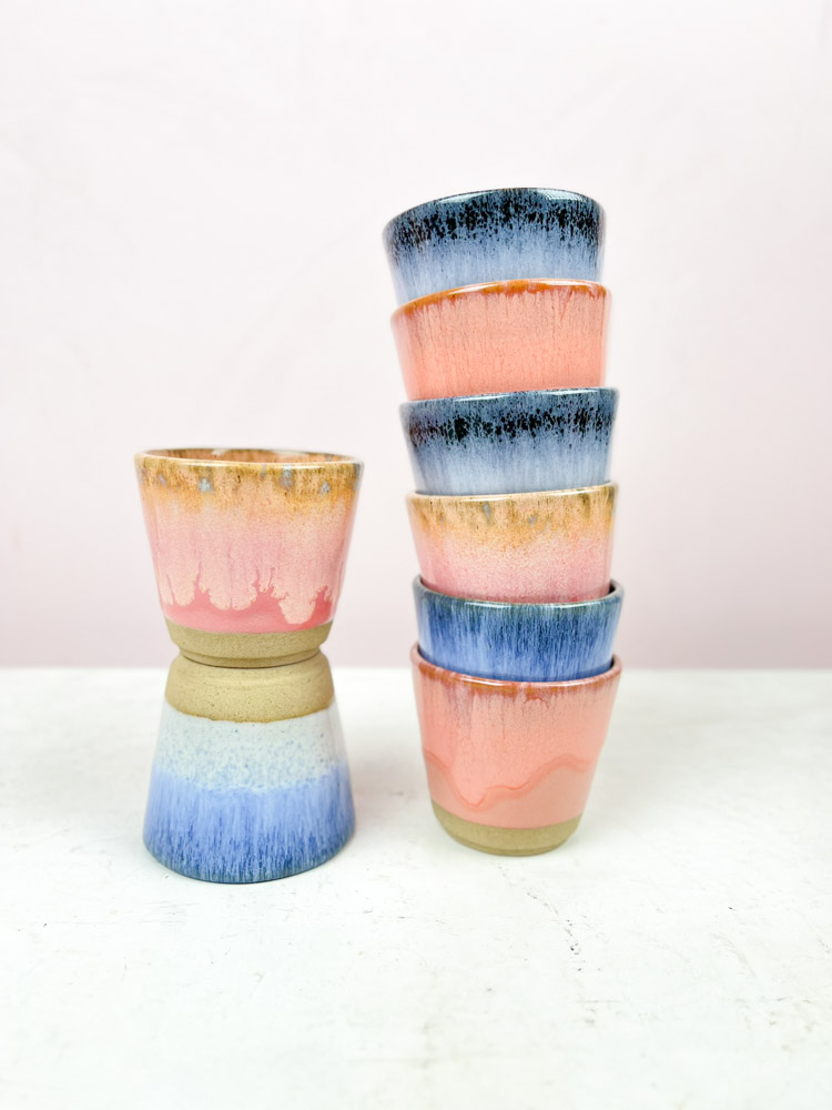 ceramic espresso cups from remix by Sofia