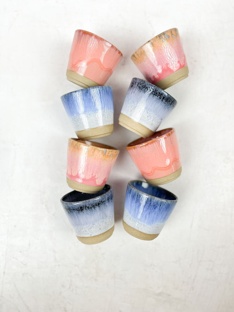 ceramic espresso cups from remix by Sofia