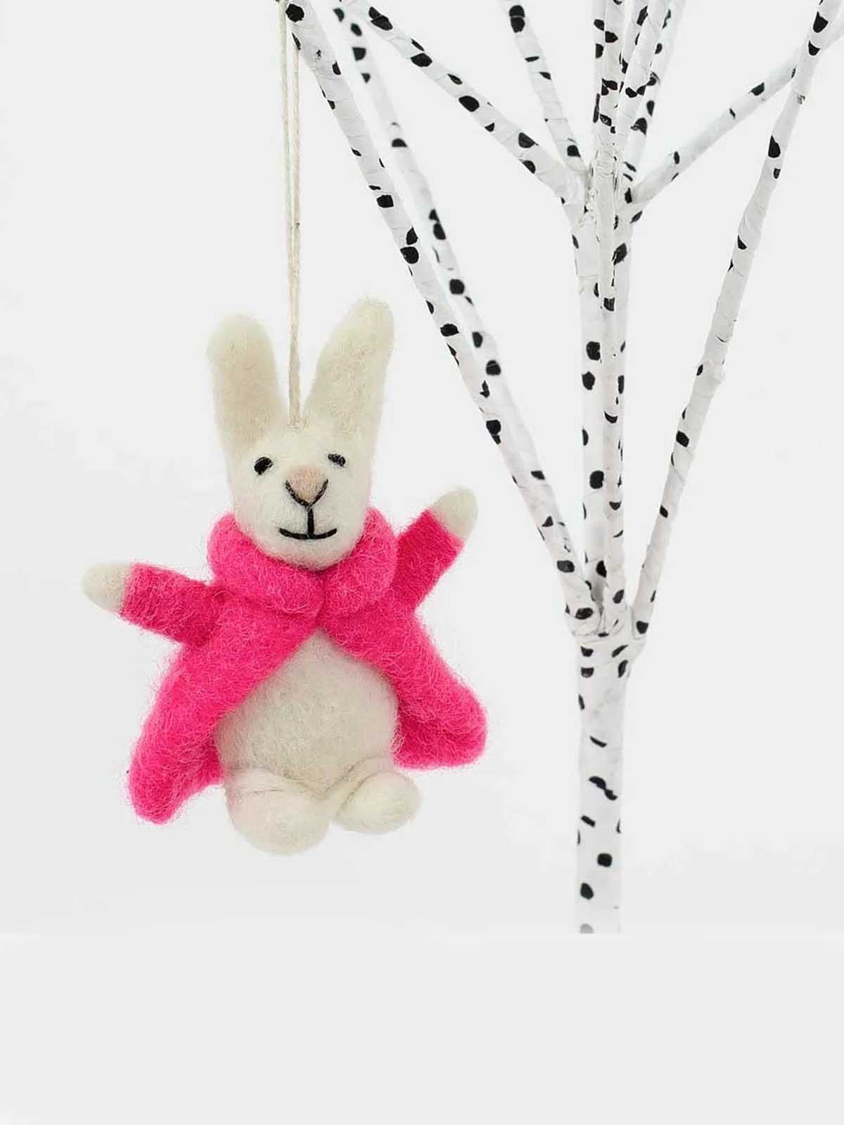 Afroart felt rabbits