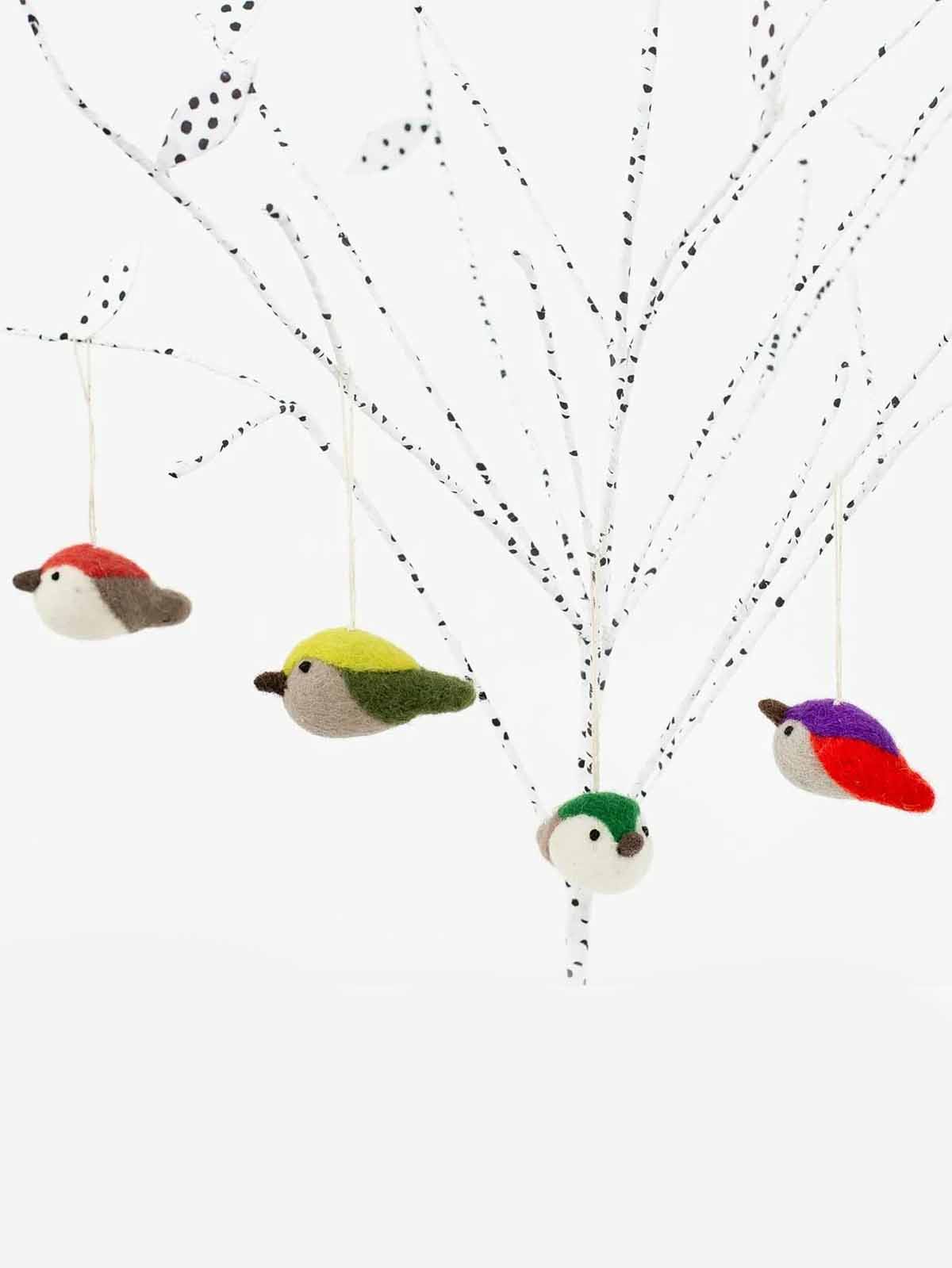 Afroart felt birds