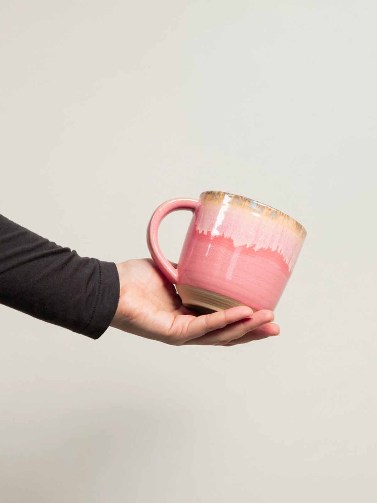 Alternative view of Large cup with handle – Ginja (500 ml) – More colors