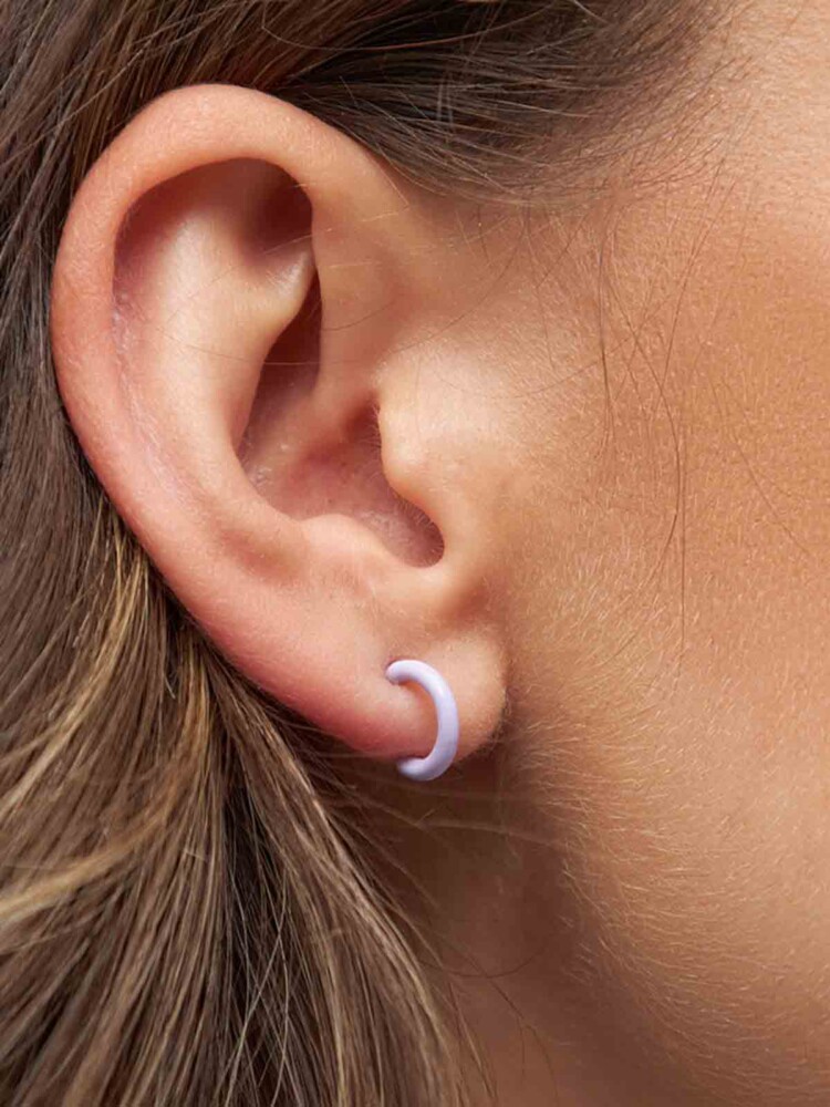 lulu copenhagen hoops in enamel in several sizes