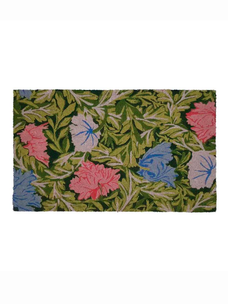 remix by sofie doormat in coconut fibers with flowers