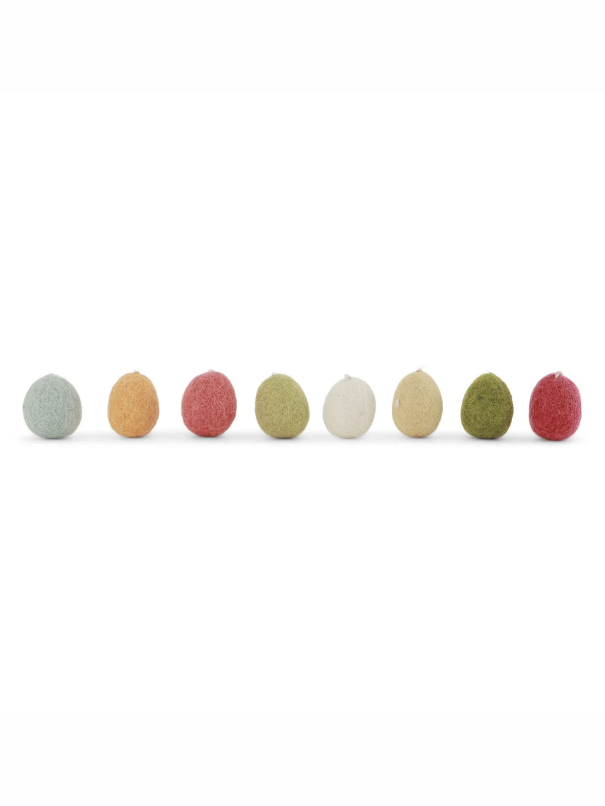 Easter eggs in felt dough & sif