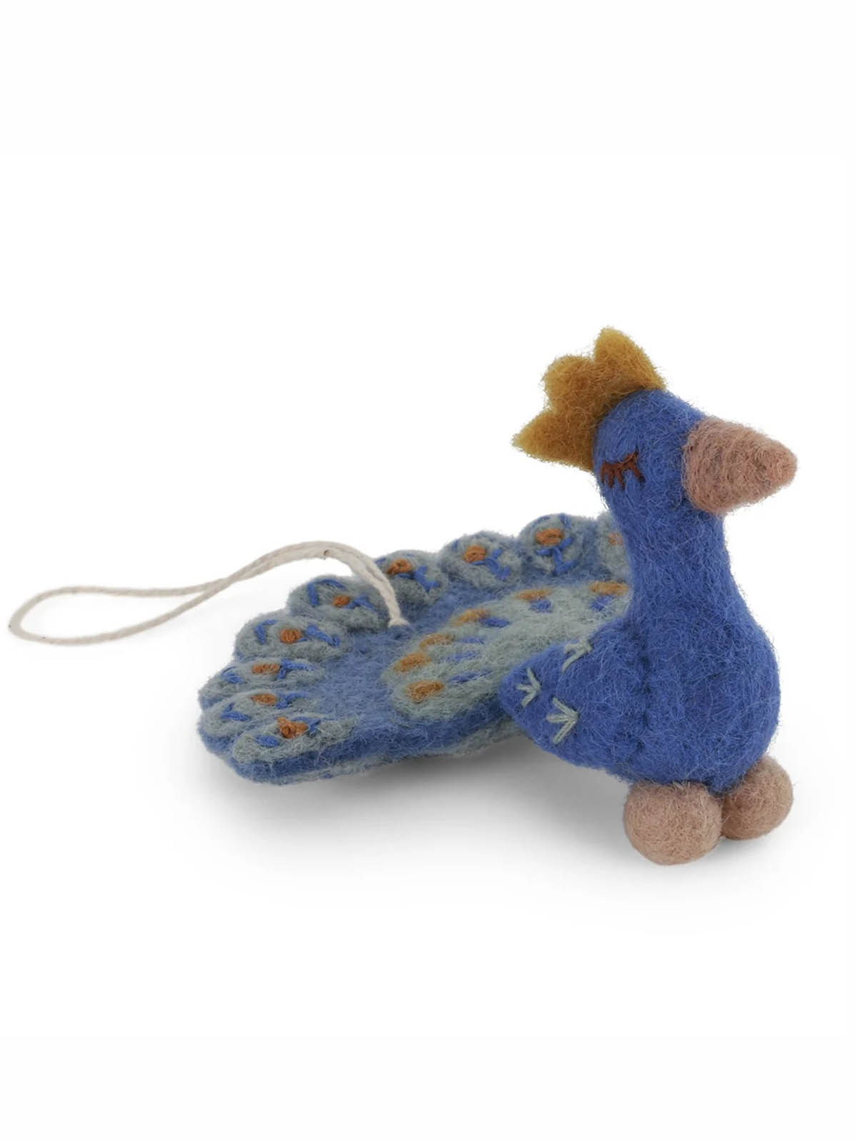 peacock in felt grit & sif