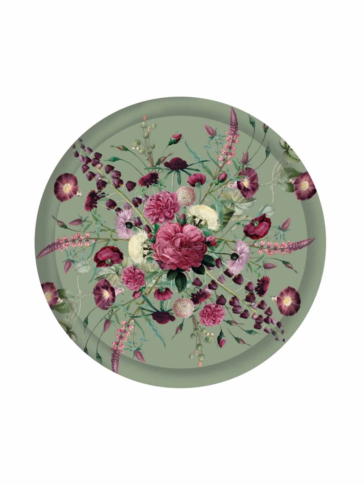 koustrup & co. - pink flower garden oblong hill and round