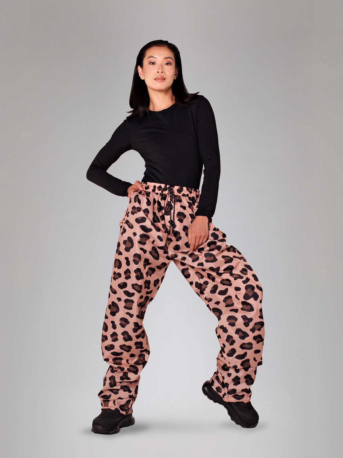 Rain ice rain pants and raincoat pink panther