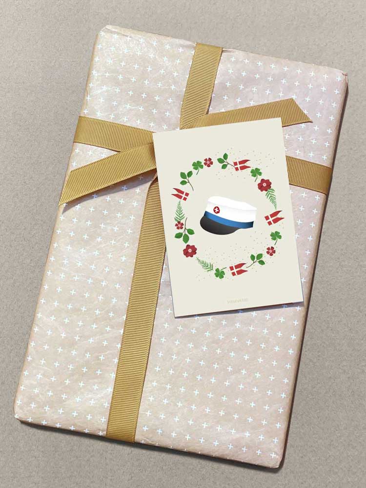 Occasion card with student hat