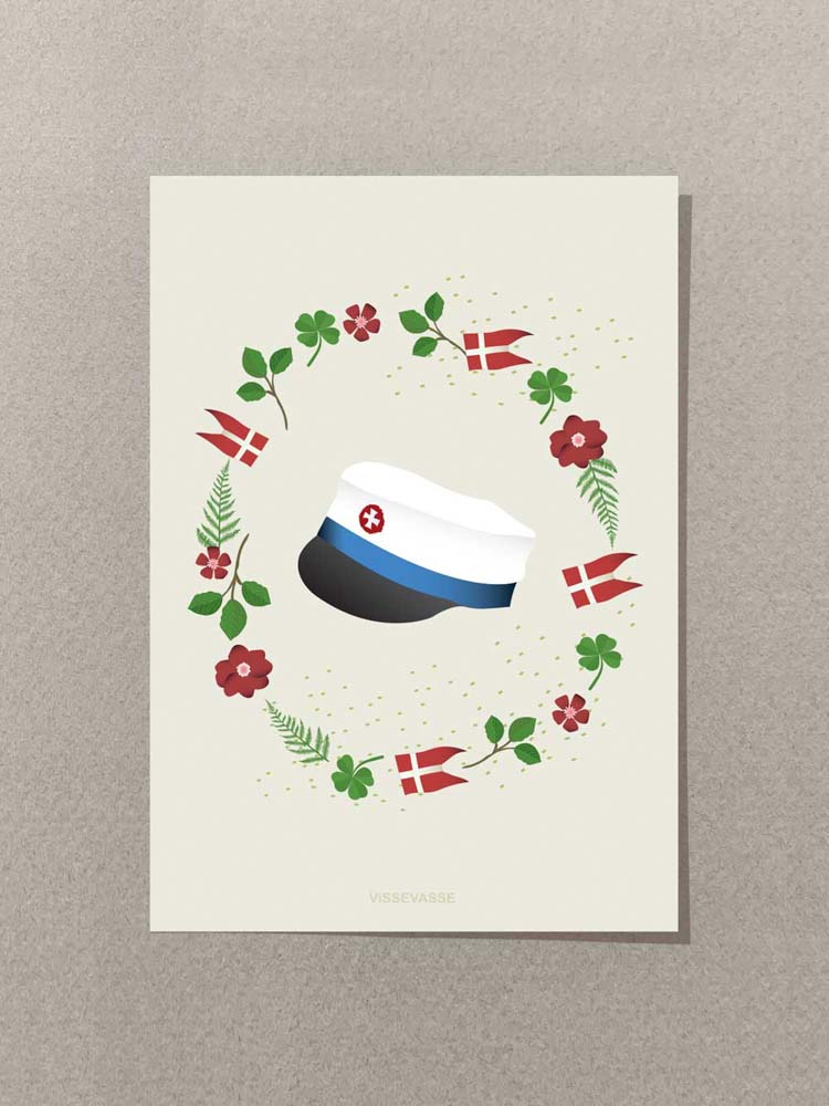 Occasion card with student hat