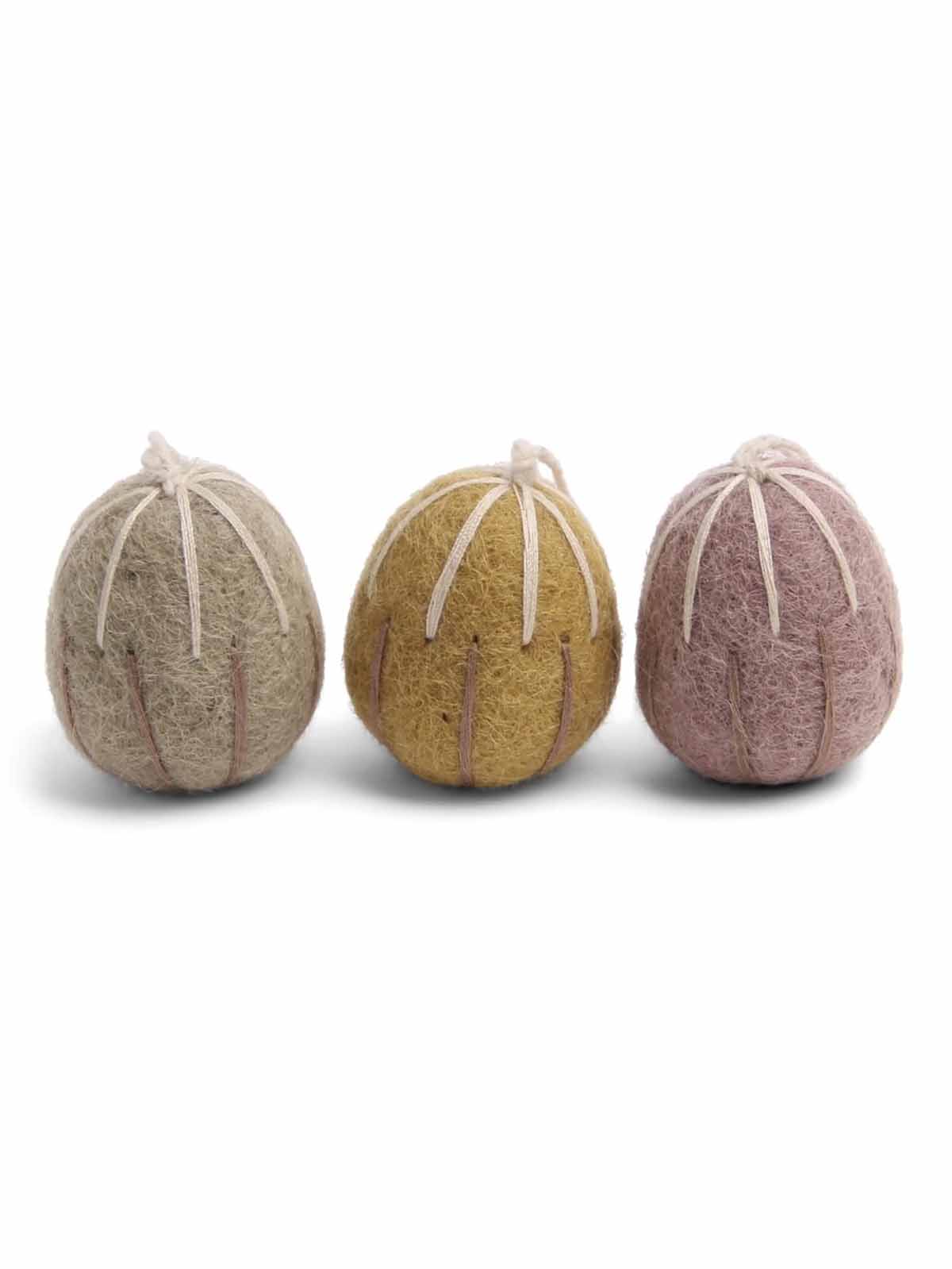 Easter eggs in felt