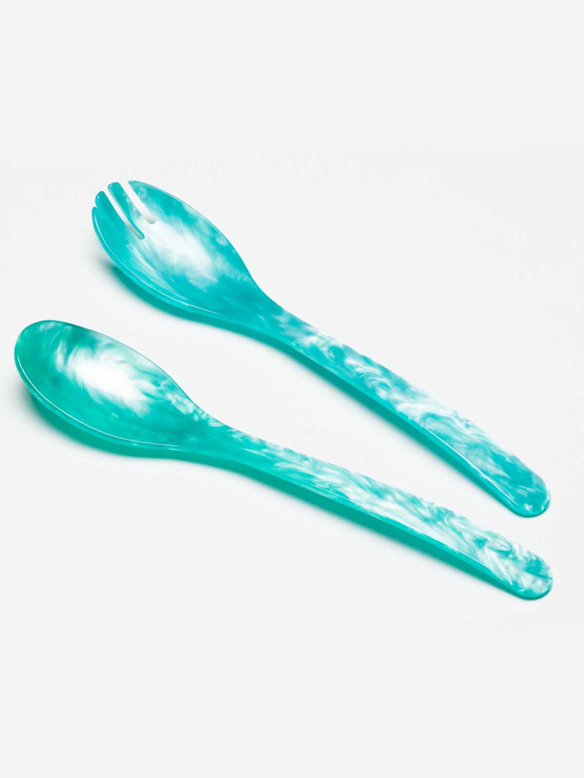 salad cutlery in turquoise from home