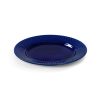 rhombus, heather village porcelain, lunch plate