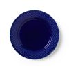 rhombus, heather village porcelain, lunch plate