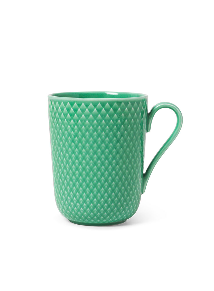 rhombus, heather porcelain, mug with handle