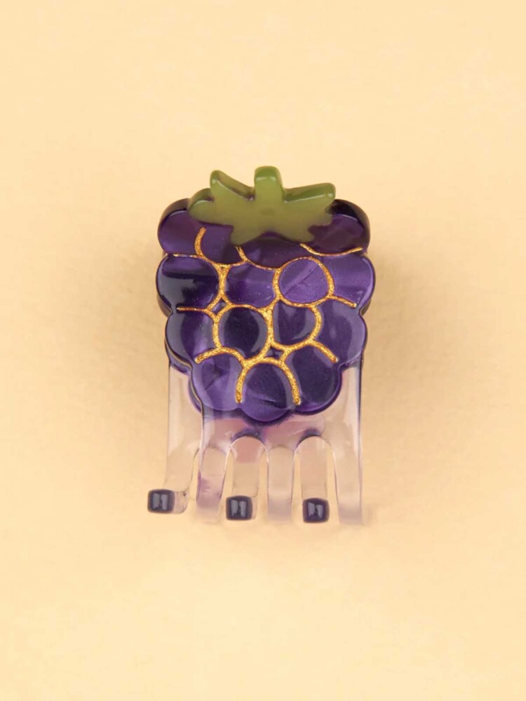 cou cou suzette mini hair clip with blackberry