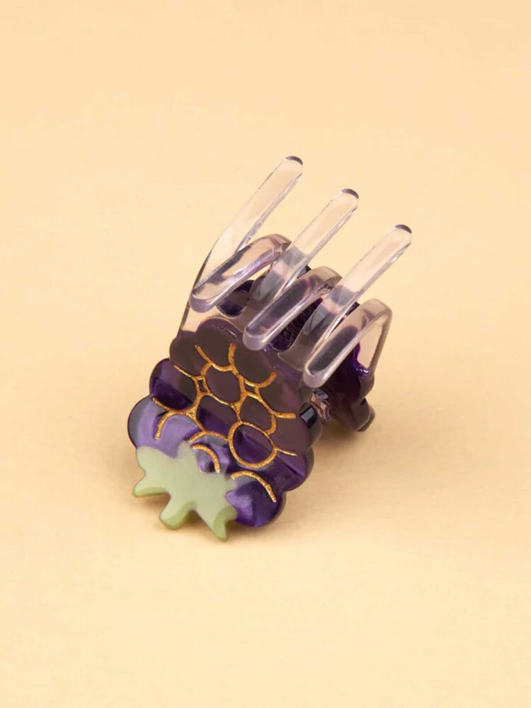 cou cou suzette mini hair clip with blackberry