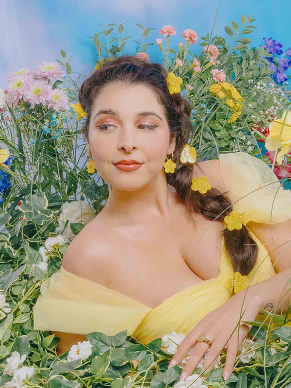cou cou suzette earrings buttercup in yellow