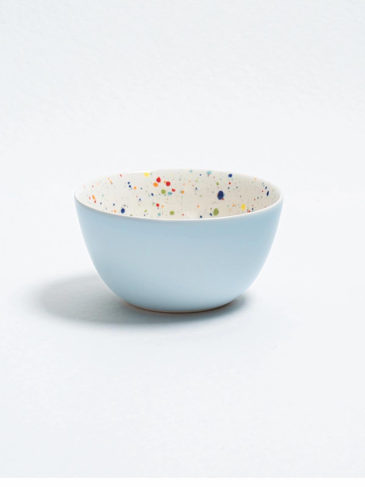 egg back home breeze between bowl in ceramic 16 cm in baby blue
