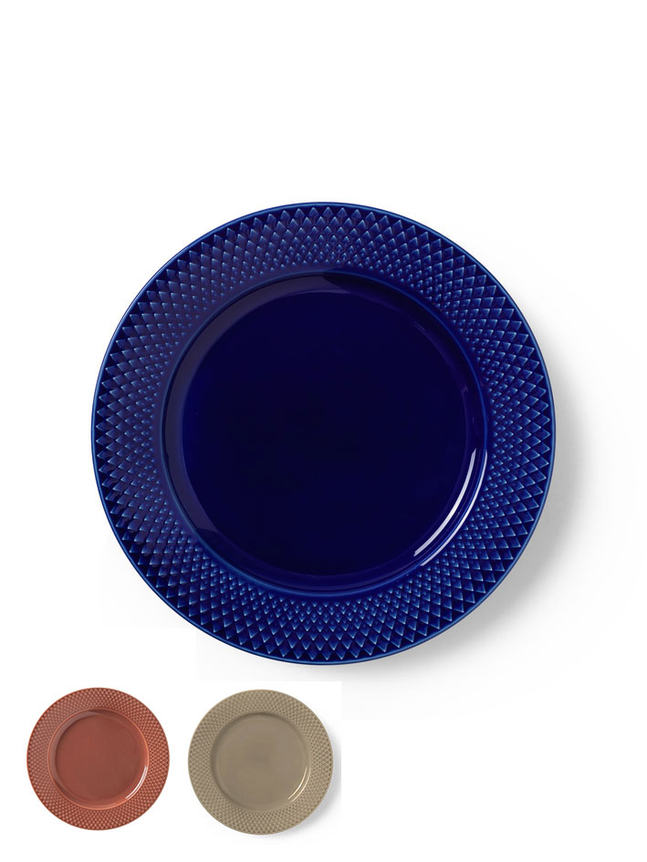 rhombus, heather porcelain, lunch plate, plate