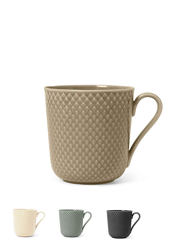 rhombus, heather porcelain, mug, mug with handle