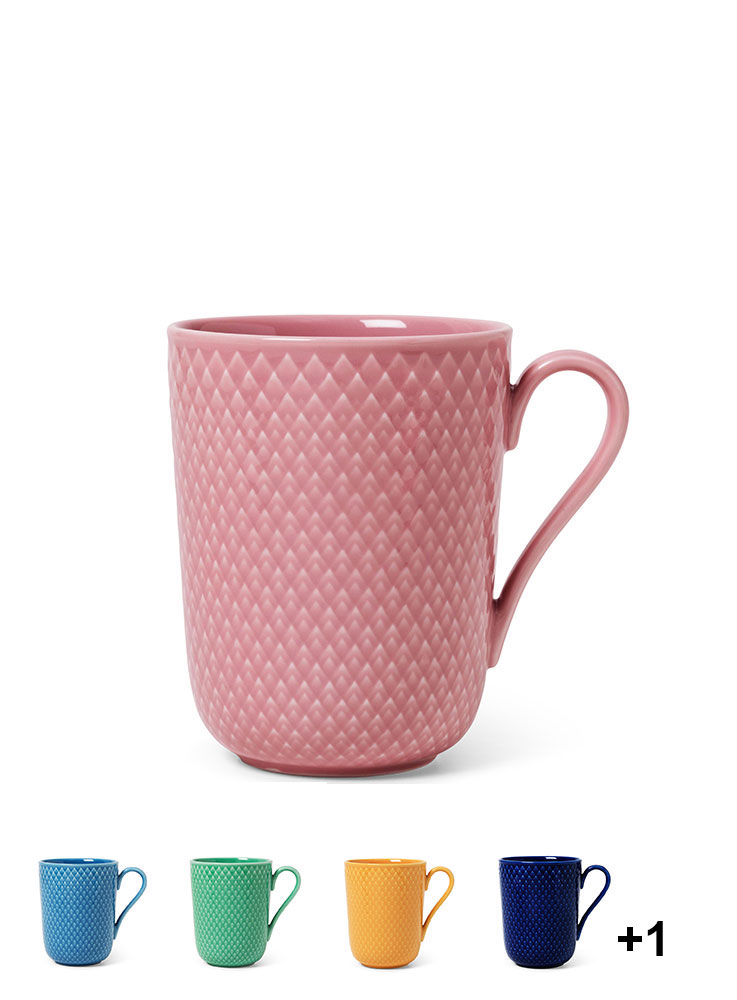 rhombus, heather porcelain, mug, mug with handle